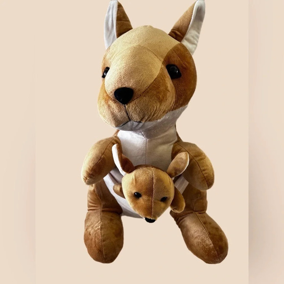 Kangaroo Mother & Baby Joey Plush Steven Smith Brooklyn New York 12 inches - Picture 4 of 7